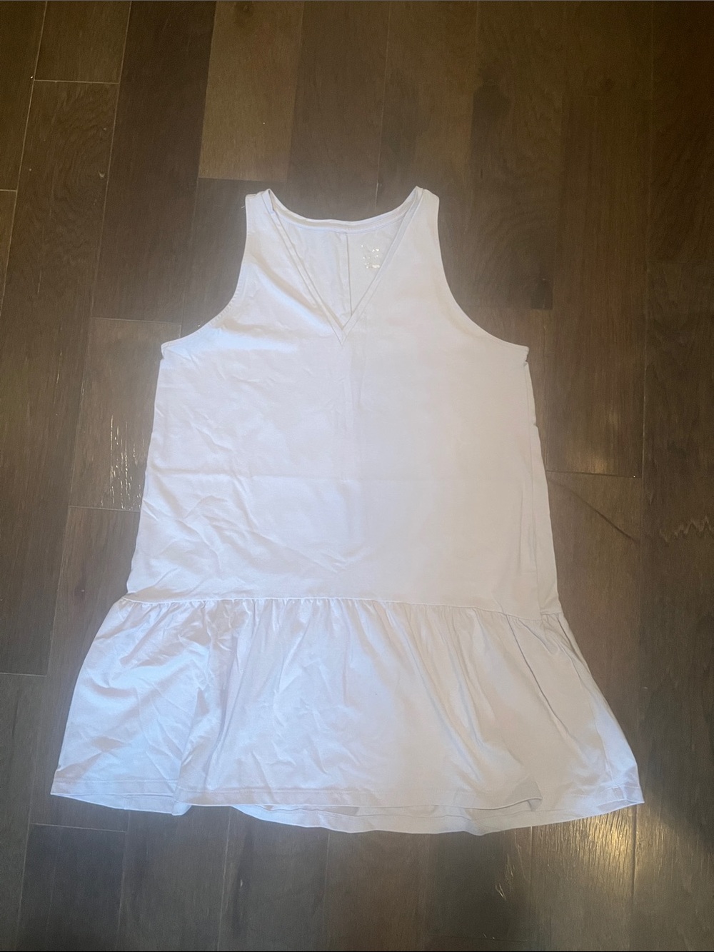 Lavender Sleeveless Hem Tank Dress